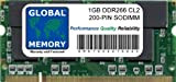 GLOBAL MEMORY 1Go DDR 266MHz PC2100 200-PIN SODIMM MÉMOIRE RAM pour iBook G4 & Aluminium POWERBOOK G4