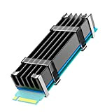 GLOTRENDS Dissipateur thermique M.2 0,4 pouces/10 mm d'épaisseur pour 2280 M.2 PCIe 4.0/3.0 NVMe SSD