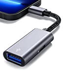 GNASEET Adaptateur Caméra USB, avec Port de Charge Rapide, Adaptateur OTG Femelle USB 3.0 Portable pour Phone, Pad, Soutenir Lecteur ...