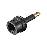 Goobay 11922 Adaptateur audio numérique Toslink ; Toslink vers mini Toslink - Connecteur TOSLINK Miniplug 3 5 mm > Prise ...