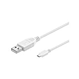 goobay 96195 Câble de données et de charge Micro USB Hi-Speed Câble, USB 2.0 mâle (type A) > USB 2.0-Micro ...