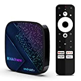 Google Certified TV Box Android 11.0, 2GB RAM 16GB ROM Amlogic S905Y4 Android TV Quad 64 Bits Cortex-A35, 2.4G/5G Dual ...
