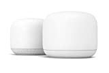 Google Nest WiFi, Router and Point 2-Pack routeur sans Fil Gigabit Ethernet Bi-Bande (2,4 GHz / 5 GHz) Blanc