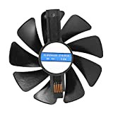 GOURIDE Ventilateur de refroidissement pour carte vidéo Sapphire NITRO RX480 8G RX 470 4G GDDR5 RX570 4G / 8G D5 ...