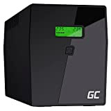 Green Cell® UPS Onduleur 2000VA (1400W) Alimentation d'énergie 230V Line-Interactive AVR Alimentation sans Interruption pour Ordinateur Onde sinusoïdale Pure USB/RJ45 ...
