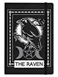 Grindstore Bloc Note A5 Couverture Rigide The Raven en Noir 14 x 21 cm