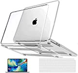 GVTECH Coque Compatible avec MacBook Air 13 M1 A2337/A2179/A1932 (2018-2020), Etui en Plastique Rigide, Protecteur d'écran et Housse de Clavier ...