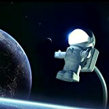 HaiMa Cool Astronaut Spaceman Usb Led Réglable Veilleuse Pour Ordinateur Pc Lamp Desk Lumière