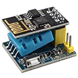 HALJIA Esp8266 Esp-01s Série émetteur-récepteur sans fil + Gaohou Température Humidité moniteur Compatible avec Smart Home IoT Arduino DIY Kit