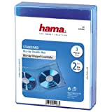 Hama Boîtier double (pour Blu-ray, convient également aux CD et DVD, avec film pour l'insertion de la jaquette, lot de ...