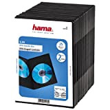 Hama Boîtier "Slim" double (pour DVD, convient également aux CD et disques Blu-ray, ultra mince, avec une feuille pour la ...