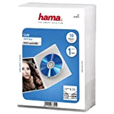 Hama Boîtier "Slim" (pour DVD, convient également aux CD et disques Blu-ray, ultra mince, avec une feuille pour la couverture, ...