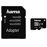 Hama Carte mémoire Photo (Micro SDHC pour photo / Classe 10, 32 GB - 80 MB/s, Adaptateur photo) Noir