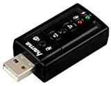 Hama Carte son USB "7.1 Surround" Noir