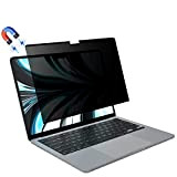 HaruYo Magnétique Filtre de Confidentialité Premium pour MacBook Air 13.6" M2 2022, Filtre Anti-Lumière Bleu Revêtement Anti-Reflet, MacBook Privacy Filter, ...