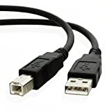 Hasmx Câble d'imprimante USB 2.0 de 3 m de long pour Samsung M2022W M2825ND CLP-365 Dell 1760NW C1765NFW B1160 Fujitsu ...
