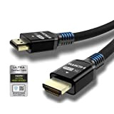 HDMI Câble 2.1 Certifié 2m 8k 4k Ultra HD 48 Gbps Haute Vitesse 4K 120Hz 144Hz 8K 60Hz Full UHD ...