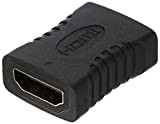 HDSupply X-HA040 HDMI Femelle vers HDMI Adaptateur Femelle (Plaqué Or, FullHD, 1080p) Noir