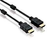 HDSupply X-HC010-015E Câble HDMI Haute Vitesse avec Ethernet et ferrites, connecteur HDMI-A (19 Broches) vers connecteur HDMI-A (19 Broches), Double ...