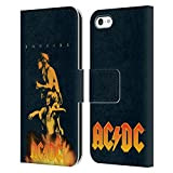 Head Case Designs sous Licence Officielle AC/DC ACDC Feu De Joie Art D'Album Coque en Cuir à Portefeuille Compatible avec ...