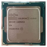 HERAID CPU Processeur Celeron G1840 (Cache 2 Mo, 2,80 GHz) Processeur de Bureau LGA1150 à Double cœur Performances puissantes, Laissez ...