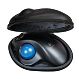 Hermitshell Travel EVA PU Couverture Housse étui de Protection et Un Mousqueton pour Logitech M570 Wireless Trackball Mouse Souris
