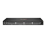Hewlett Packard Enterprise Aruba 6100 48G 4SFP+ Géré L3 Gigabit Ethernet (10/100/1000) 1U Noir