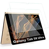 Hianjoo [2 Pièces] Protecteur Écran Compatible pour Samsung Galaxy Tab S8 Ultra 14,6”, Verre Trempé pour SM-X900/SM-X906 [9H Super][Hardness Premium][Anti-Shatter] ...
