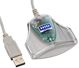 HID Omnikey Lecteur de Carte d'identité eID Smart Card USB ID 1021 3021 (gris)