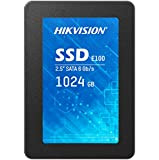 Hikvision SSD Interne 1To, 2.5 Pouces, SATA III, 3D NAND Jusqu'à 550 Mo/s, Compatible pour Ordinateur Portable, Ordinateur, PC- E100