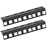 HMF 66803-02 Lot de 2 rails de rack pour serveur 10" 3U Noir