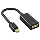 HOBBYTECH Adaptateur Mini DisplayPort vers HDMI 1080 DPI Full HD Convertisseur DP Mâle vers HDMI Femelle avec Son Audio