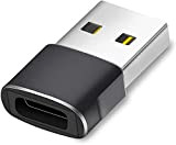 Hoppac Adaptateur USB C Femelle vers USB Mâle, Charge Rapide et Transfert des Données, Adaptateur pour iPhone 12/13
