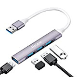 Hoppac Hub USB , Adaptateur multiport USB 4 en 1 avec 1 Port USB 3.0, Hub USB 3 Ports USB ...