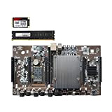 HotTopStar BTC-X79 Carte mère de Machine d'exploitation minière à 5 Cartes LGA 2011 DDR3, Prise en Charge du GPU RTX3060 ...