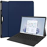 Housse de protection Coque for Microsoft Surface Pro 9 2022 (13 pouces) Tri-Fold Smart Tablet Case, Hard PC Back Shell ...