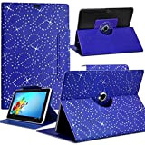 Housse Etui de Protection Diamant Universel M Couleur Bleu pour Tablette LG G Pad 8,3"