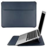 HoYiXi 13.3" Housse pour Laptop en Cuir Étui Case avec Support Laptop Pochette Compatible avec MacBook Air 13 M1 2021-2018 ...