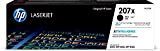 HP 207X W2210X Toner Noir Grande Capacité Authentique pour HP Color LaserJet Pro M255 / M282 / M283
