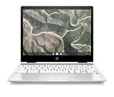HP Chromebook x360 12b-ca0005nf Ordinateur Ultraportable Convertible et Tactile 12'' HD IPS Blanc (Intel Celeron, RAM 4 Go, eMMC 32 ...