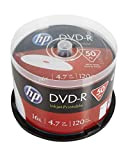 HP DVD-R IJ Print 16X 50PK Box HP 4,7 Go