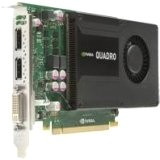 HP – NVIDIA Quadro K2000 carte graphique Quadro K2000 2 Go GDDR5 PCIE 2.0 x16 DVI, 2 x DisplayPort "Catégorie de produit : ordinateur composants/vidéo Cartes et adaptateurs"