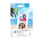 HP Sprocket 5,1 x 7,6 cm Papier photo autocollant premium Zink prédécoupé - 30 feuilles - Compatible avec les imprimantes ...