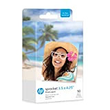 HP Zink Lot de 50 Feuilles de Papier Photo à Dos adhésif Compatible avec imprimante Photo HP Sprocket 8,9 x ...