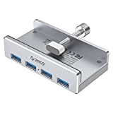 Hub USB 3.0 4 Ports ORICO, Hubs USB Type de Clip 5 Gbps Mini Data Hub Aluminium Multi USB avec ...