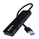 Hub USB 3.0 4 Ports USB 3.0, OBERSTER Adaptateur USB Ultra-Slim Hub USB Compatible avec Mac Pro, PS4, MacBook Air, ...