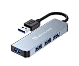 Hub USB 3.0 - 4 ports USB - Ultra fin - Compatible avec Oculus Rift S, Mac Pro/Mini, Microsoft Surface ...