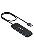 Hub USB 3.0 Lemorele 4 Ports USB 3.0 Slim Super Speed Transport USB Adaptateur HUB Compatible avec Ordinateur de Bureau, ...