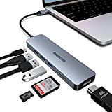 Hub USB C 4K HDMI, 7 en 1 Adaptateur USB C avec 3 USB 3.0, 100 W PD, 4K HDMI, ...