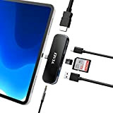 HUB USB C pour iPad Pro 2021-2018 / iPad Air / Mini, Adaptateur 6 en 1 USB C avec 4K ...